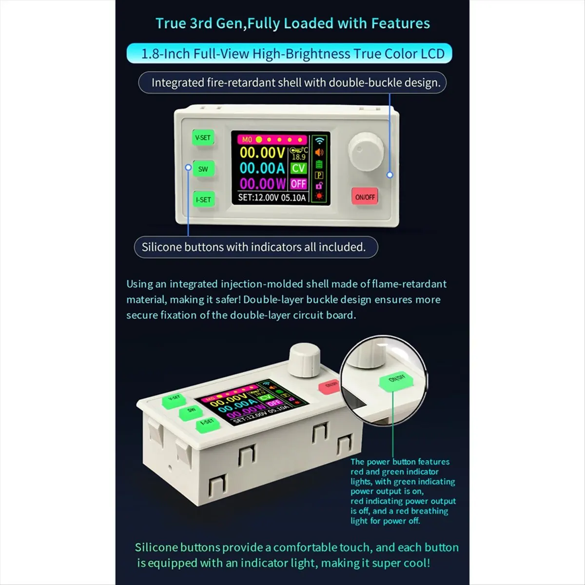 ☶❈＊♥AC1261-XY8050S CNC DC Power Supply 80V/50A/4000W Adjustable Stabilized Power Supply Constant Voltage