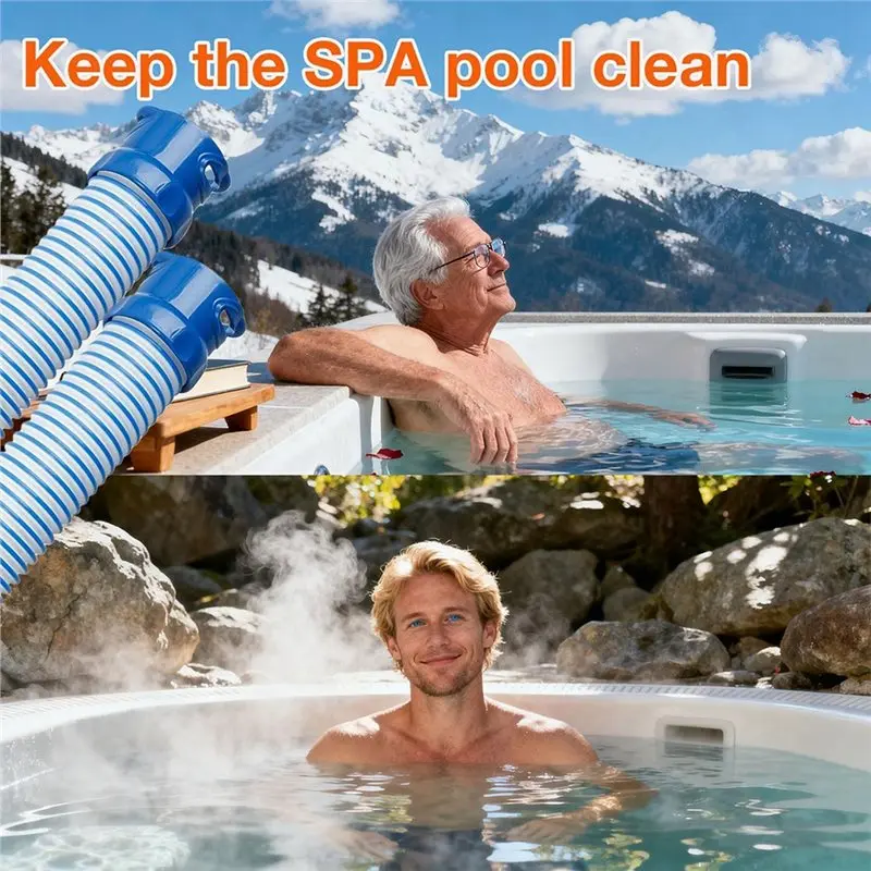 

СОКРУЩЕНА ЦЕНА! Комплект из 5 шлангов для пылесосов для бассейнов Zodiac MX6, MX8, T3, T5, X7, 39 дюймов, R0527700, с замком Twist Lock, для замены, с улучшенной конструкцией для очистки.