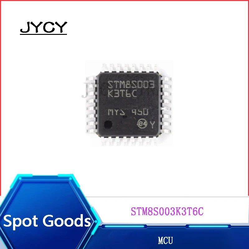 5PCS/lote  STM8S003K3T6C Brand new and original STM8S903K3T6C STM8S003 K3T6C STM8S 903K3T6C QFP-32 MCU