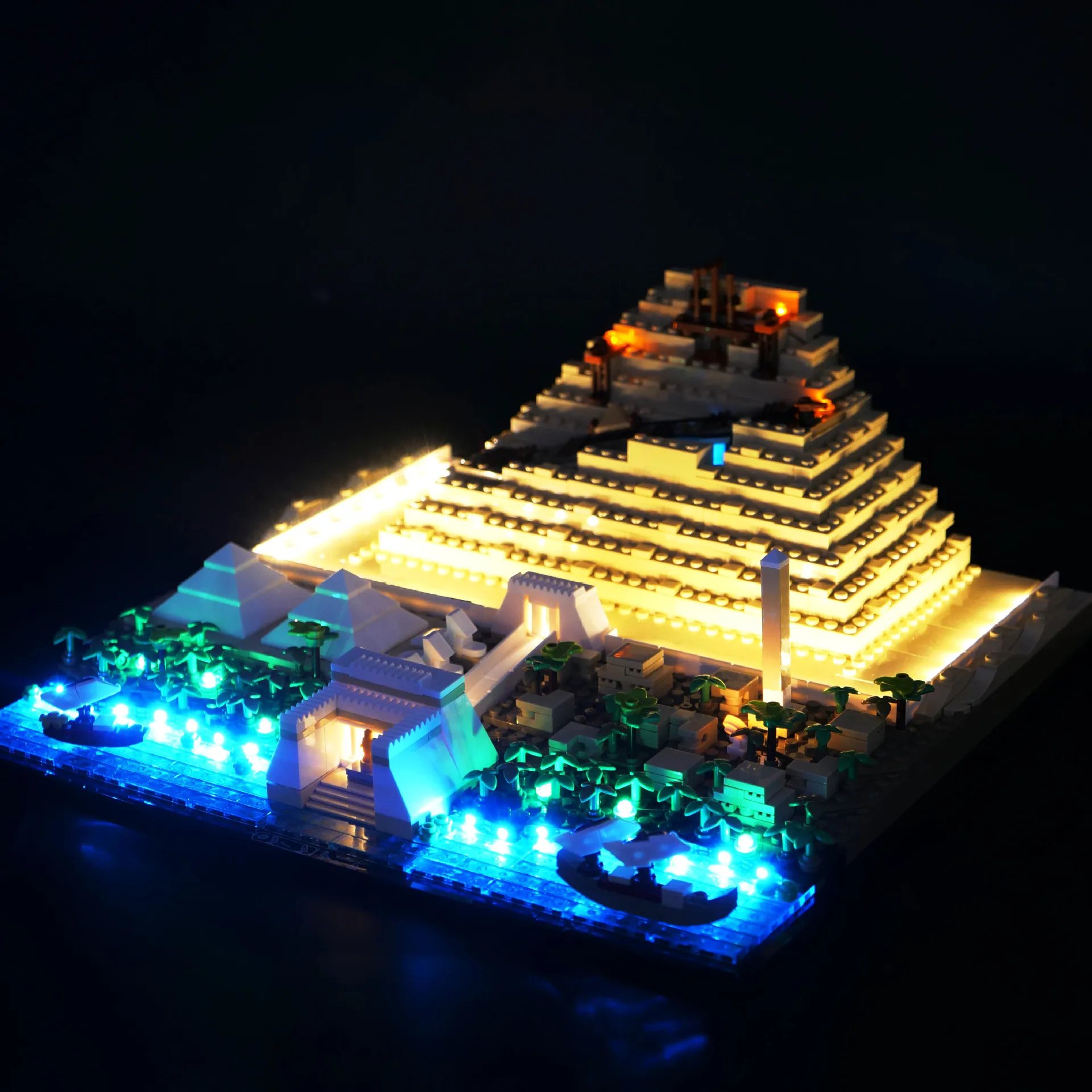 

LED Lighting Set Suitable for LEGO Great Pyramid of Giza 21058 Building Blocks DIY Lamp Toys(Not Include Model Bricks)