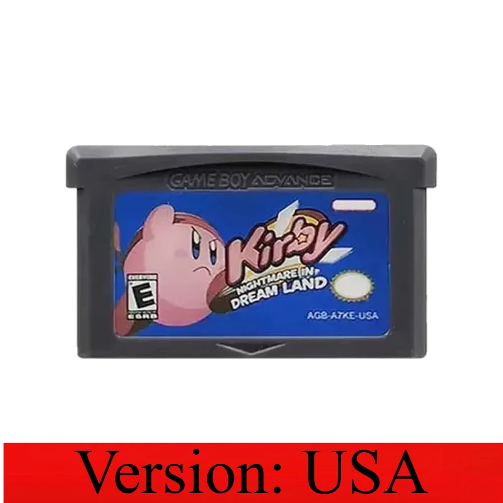 Kirby 32-Bit Game Card GBA Game Video Game Cartridge Console Card Emerald Amazing Mirror Dream Land Classic Game Collection view 3