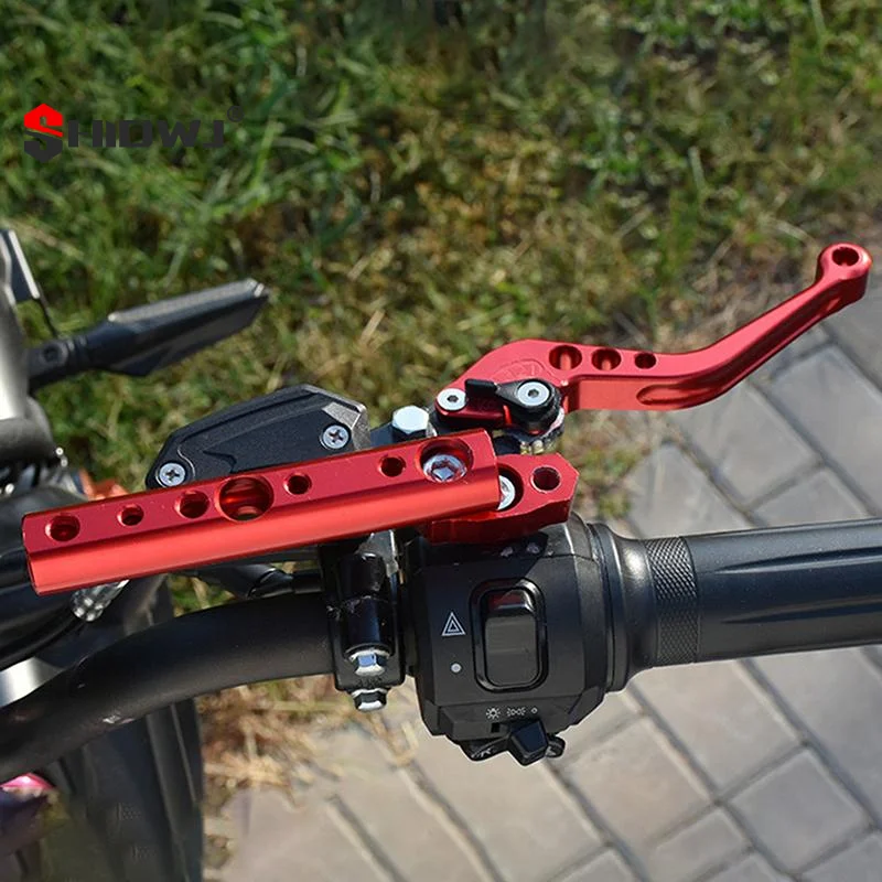 Multifunctional Aluminum Rearview Mirror Mount Extender Bracket for Motorcycle Scooter ATV Support Spotlight Cell Phone Holder