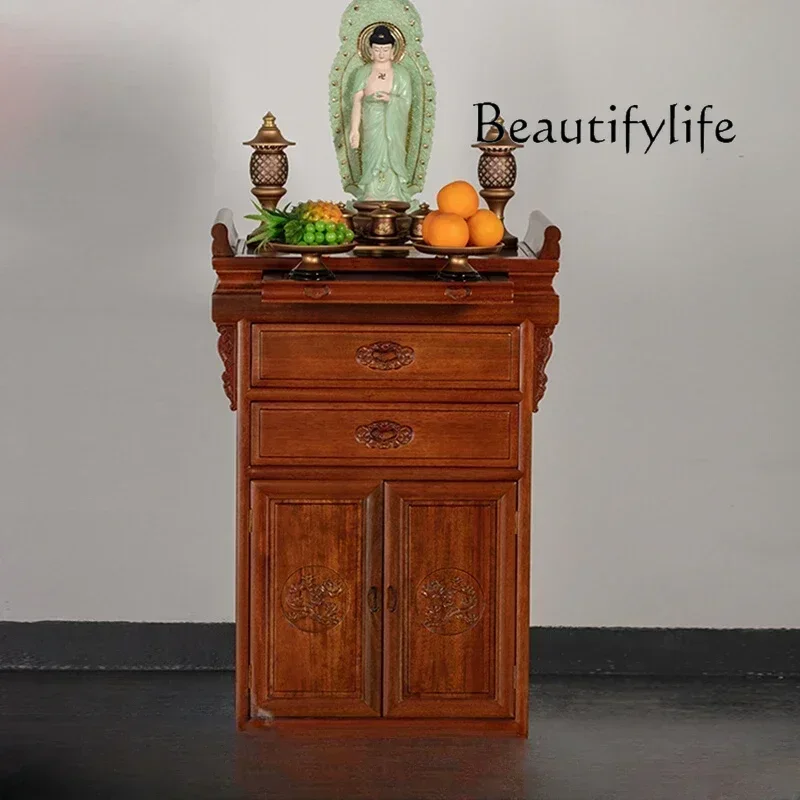 

Chinese Buddha Shrine Incense Burner Table Buddha Cabinet Table Altar Altar Household Clothes Closet God Buddha Table