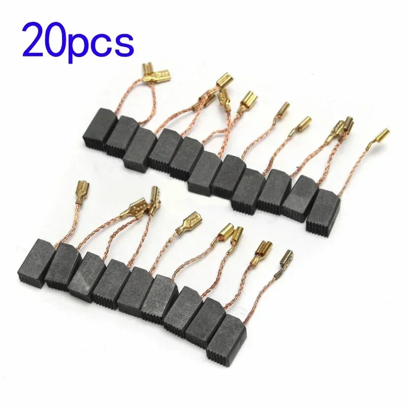 

Eeatop 20Pcs 6*8*14mm Motor Carbon Brushes Set For Electric Drill Angle Grinder Carbon Brushes Power Tool Accessories