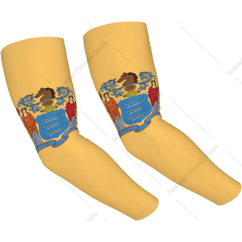 

Охлаждающие рукава с милым флагом — патриотический солнцезащитный чехол для мужчин и женщин — уличные рукава из ледяного шелка