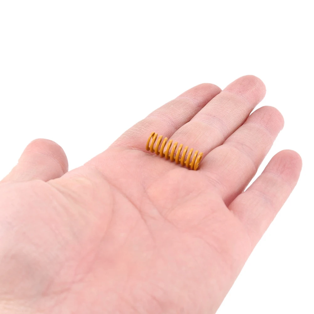 ABKW-8Mm Od 20Mm Long Light Load Compression Mould Die Spring Yellow Compression Mould Die Spring For The Ender 3S Bed 40Pcs