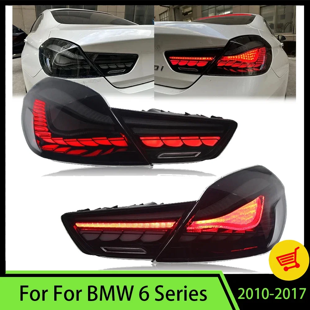 Pair LED Taillights for BMW 640i 650i 6 Series F06 F12 F13 2010-2017 LED Rear Reverse Brake Turn Signal Lamps Car Accessories