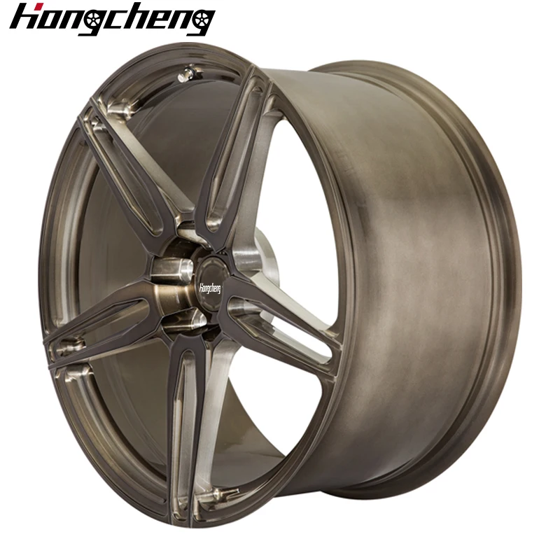 Forged Car Rims 5x114.3 5x112 22x9.5 22x10 Inch Rims 6x139.7 Gloss Black 5 Spokes Alloy Wheels for Porsche