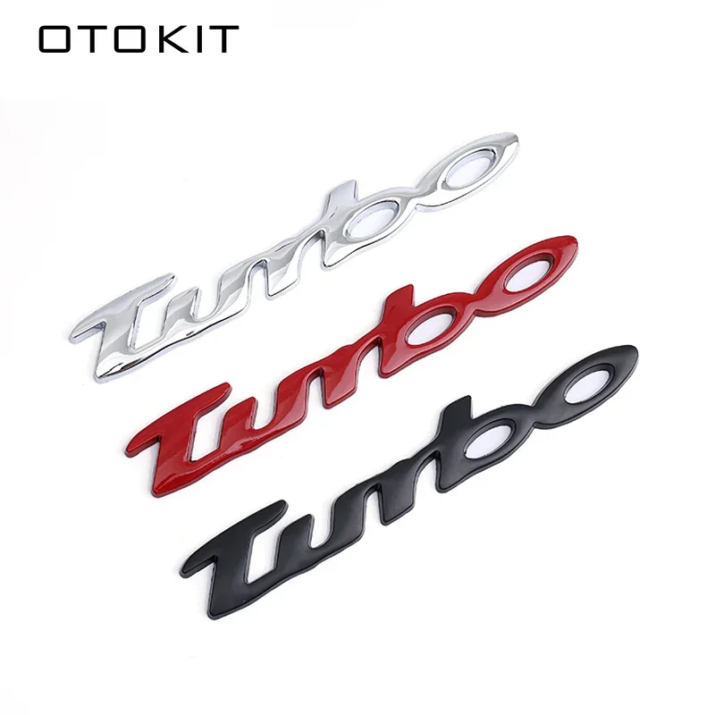 

3D Car Styling Sticker Metal TURBO Emblem Body Rear Tailgate Badge For Ford Focus 2 3 ST RS Fiesta Mondeo Tuga Ecosport Fusion