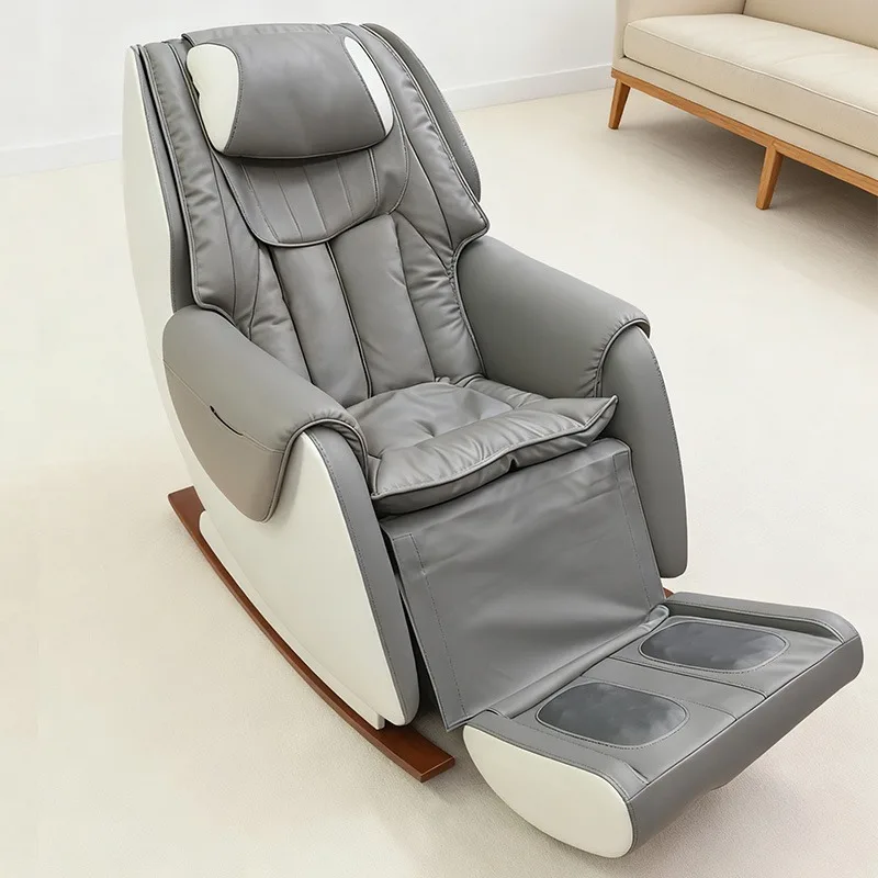 Airo LEERCON Rocking Massage Sofa Style Base  8D Shaking  Full Body  with Leg Flipping Design   Swing Reclining   Massage Chair