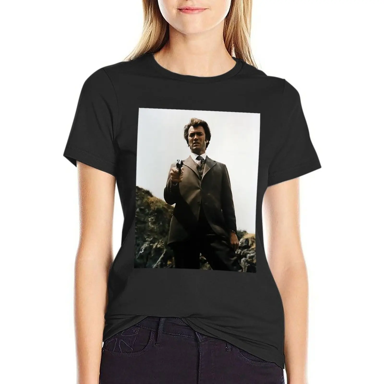 

Clint actor Eastwood (4) T-Shirt new edition summer clothes aesthetic clothes t shirt dress Women