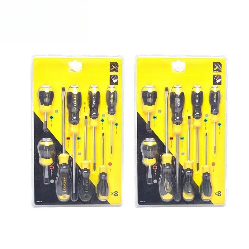 

Screw batch household set tools, one-character cross dual-purpose screwdriver with magnetic industrial-grade screwdriver