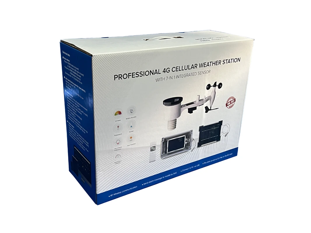 4G Weather Station,and data upload to wunderground, SMS message, wcdma weather station, GSM weather station