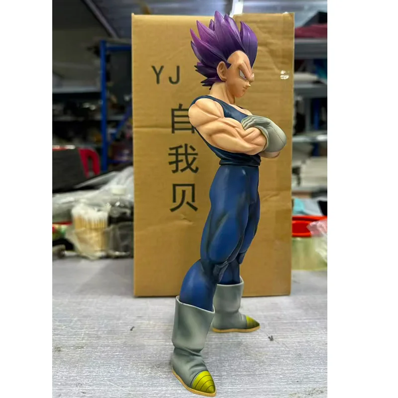 27cm/10.63inch Dragon Ball Z Majin Vegeta Figure Ultra Vegeta Super Saiyan Action Figures YJ Statue Collection Model Toys Gifts view 4