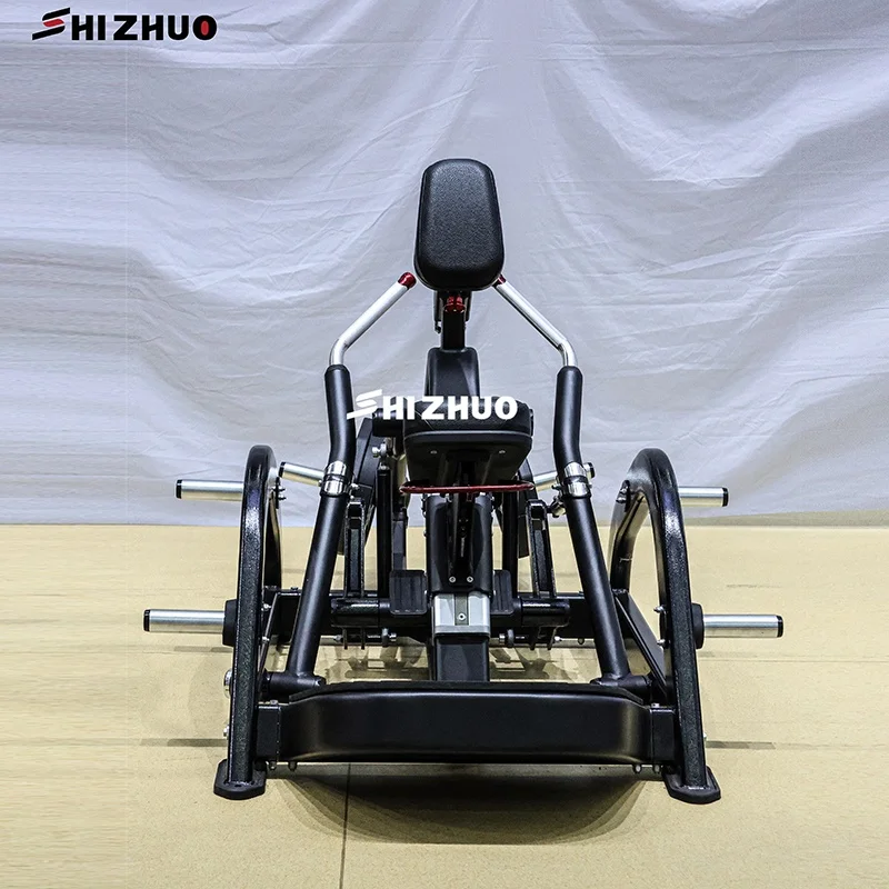 Shizhuo Gym Exercise Fitness Equipment Commercial Back Stretching Rowing Trainer Seated Rowing Machine for Sale