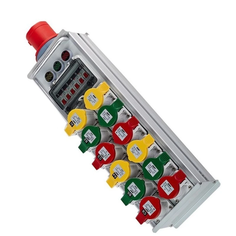 63A 12-way stage portable 12-way breakout box aviation plug wedding lighting large screen distribution box