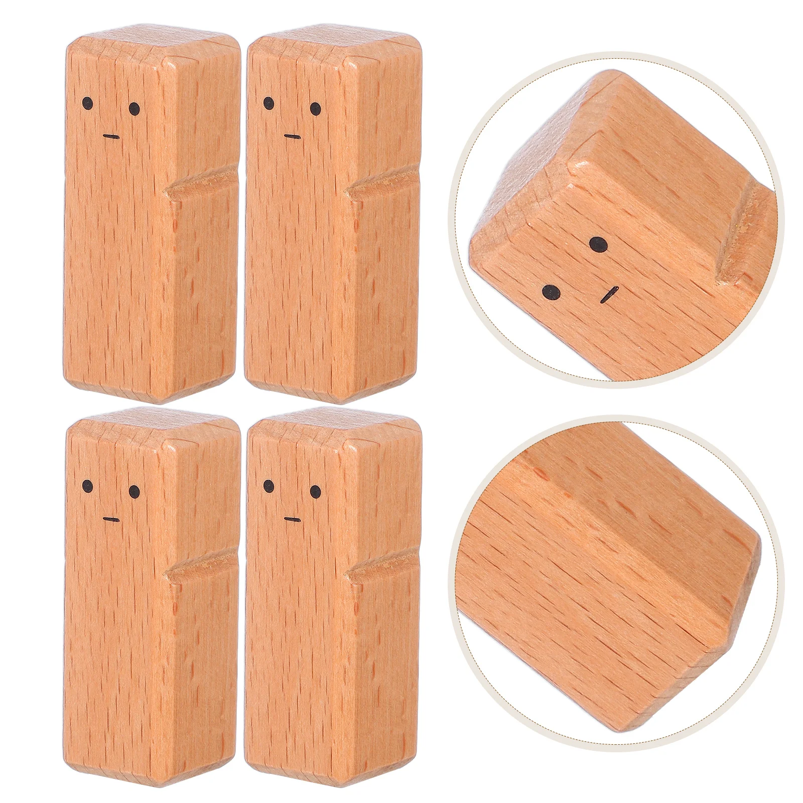 

10pcs Wooden Peg Natural Beech Wood Unfinished Craft Figures Diy Family Figurines Christmas Ornament Small Kids 50X20Mm