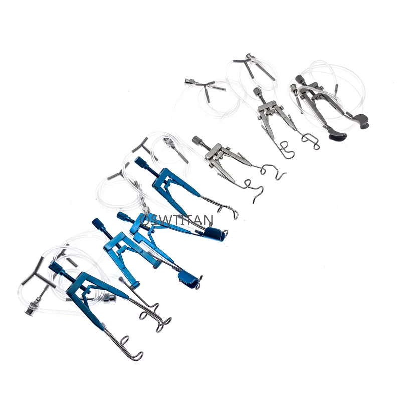 Aspirating Speculum Flushing Eyelid Spreader Adjustable Eye Speculums Double Eyelid Surgical Instrument