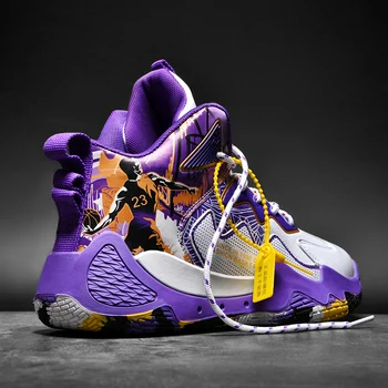 ยี่ห้อรองเท้าบาสเก็ตบอลสําหรับชายBreathableสบายกีฬารองเท้าUnisexผู้หญิงการฝึกอบรมรองเท้าผ้าใบกีฬาชายChaussures Homme