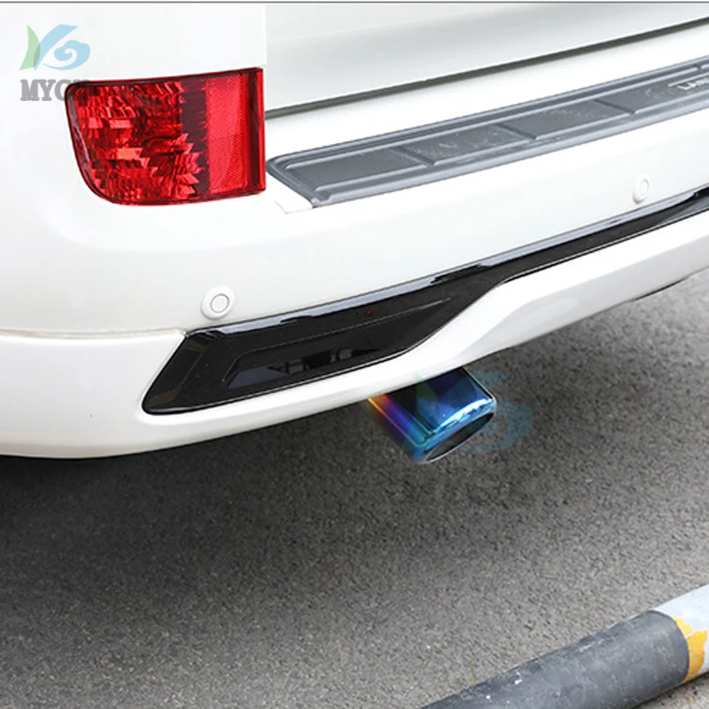 For Lexus LX 570 2007-2014 exhaust pipe tail pipe muffler auto accessories 1pcs For toyota Land Cruiser 200 LC200 2008-2018