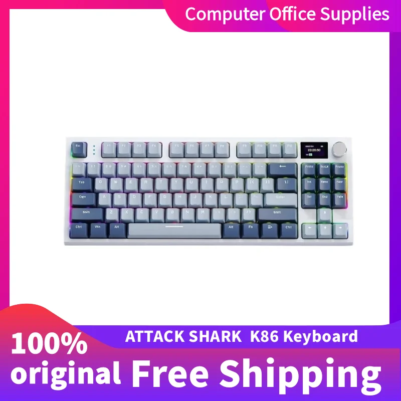 attack-shark-k86-clavier-mecanique-sans-fil-a-trois-modes-clavier-de-jeu-haute-performance-entierement-echangeable-a-chaud-sans-conflit