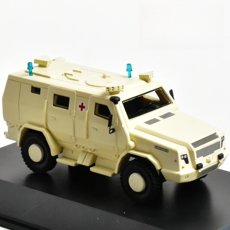 BOS 1/87 RMMV Survivor R-Polizei Legierung Spielzeug Kraftfahrzeug Druckguss Metall Modell Geschenke