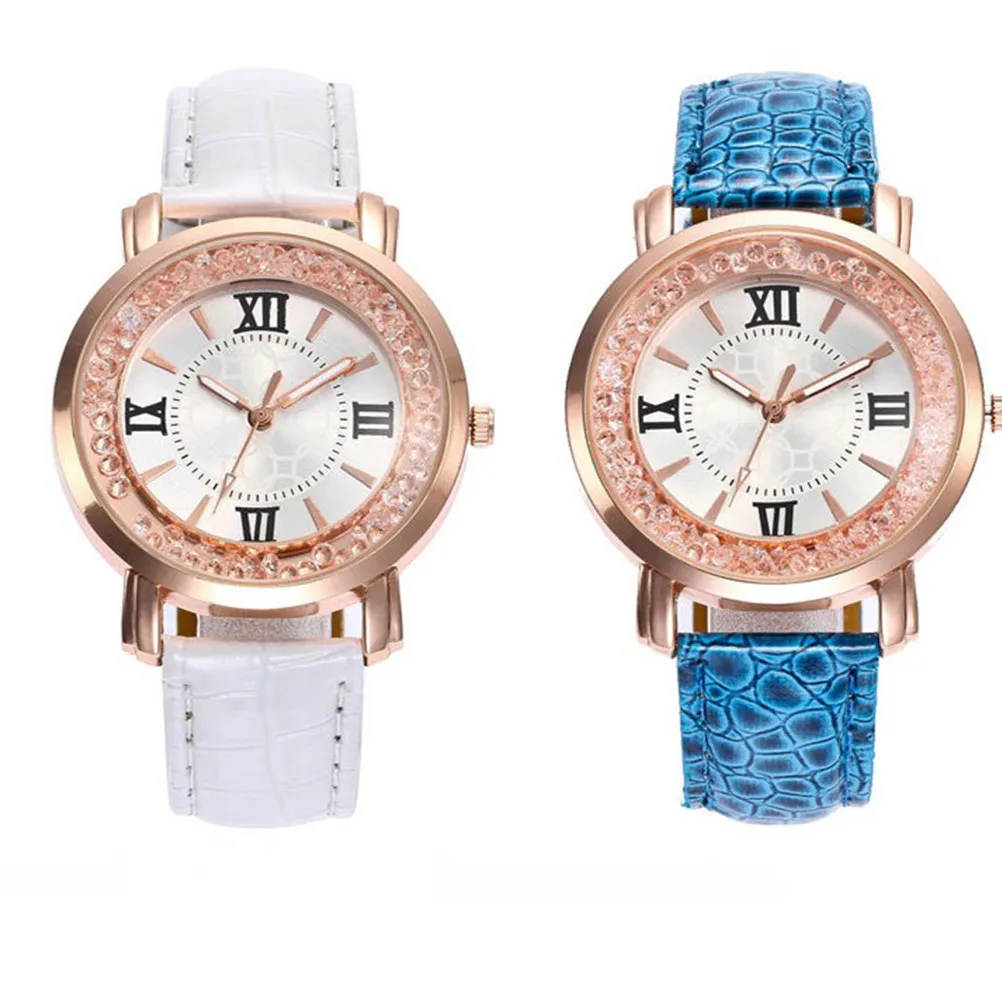 

Женские модные кварцевые часы с белым креативным ремешком, элегантные, с бесшумным механизмом, точные, для повседневного ношения, в подарок