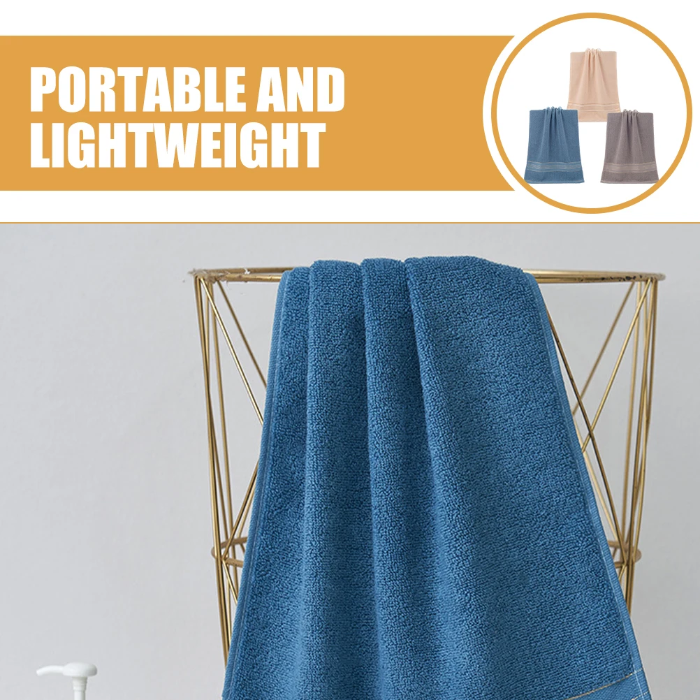 

3Pcs Ultra Soft Absorbent Cotton Towels Face Washing Hand Towels Portable Travel Bathroom Use Cotton Towel Absorbent Towel