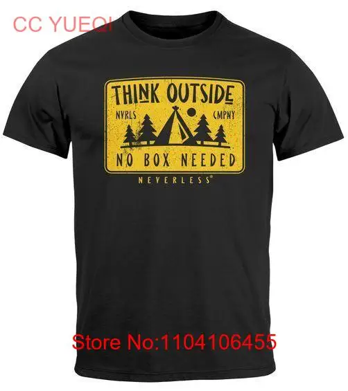 

Men's T-Shirt SpuchThink Outside Back Print Forest Outdoor Camping