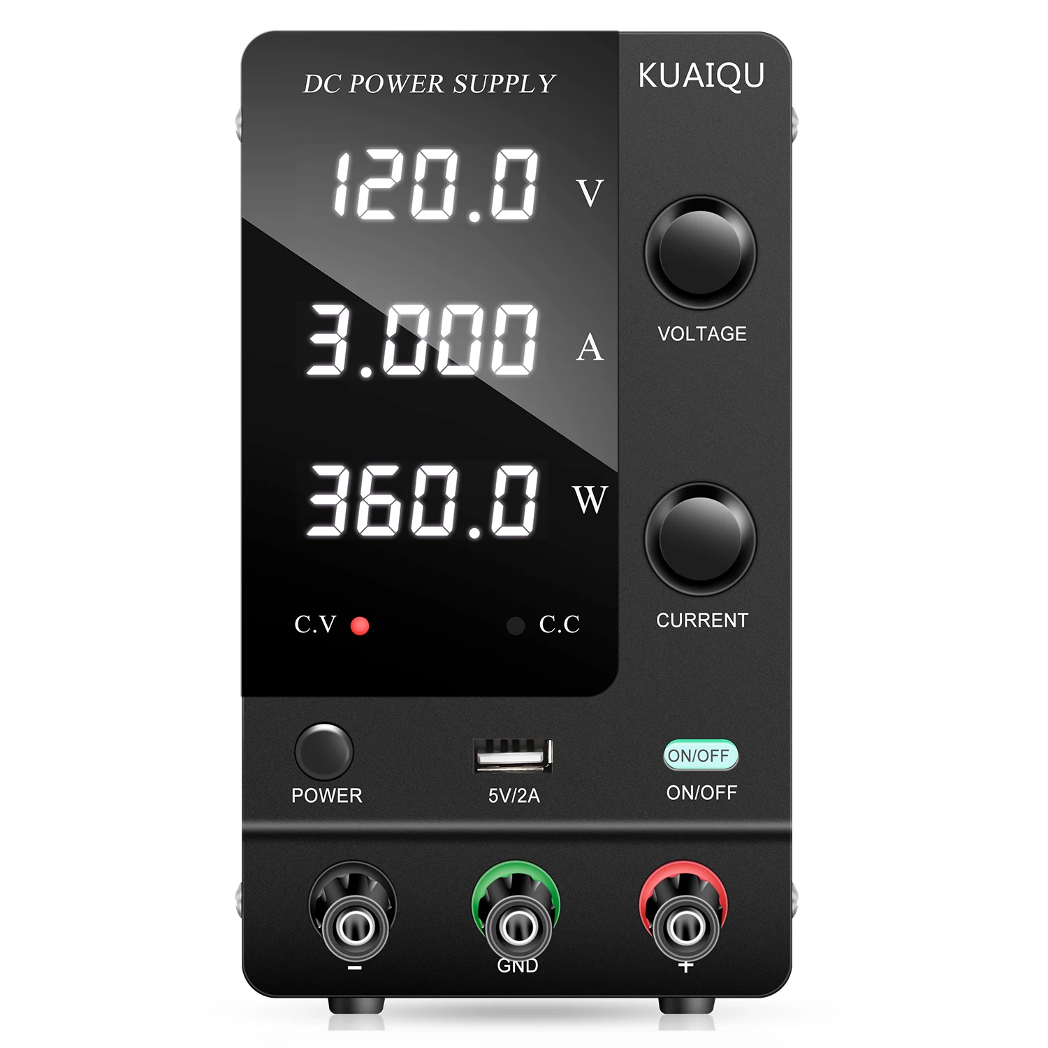 KUAIQU SPPS-C1203 DC Digital Variable Power Supply 120V 3A 360W Switching Power Supply For Cell Phone Motherboard Maintenance