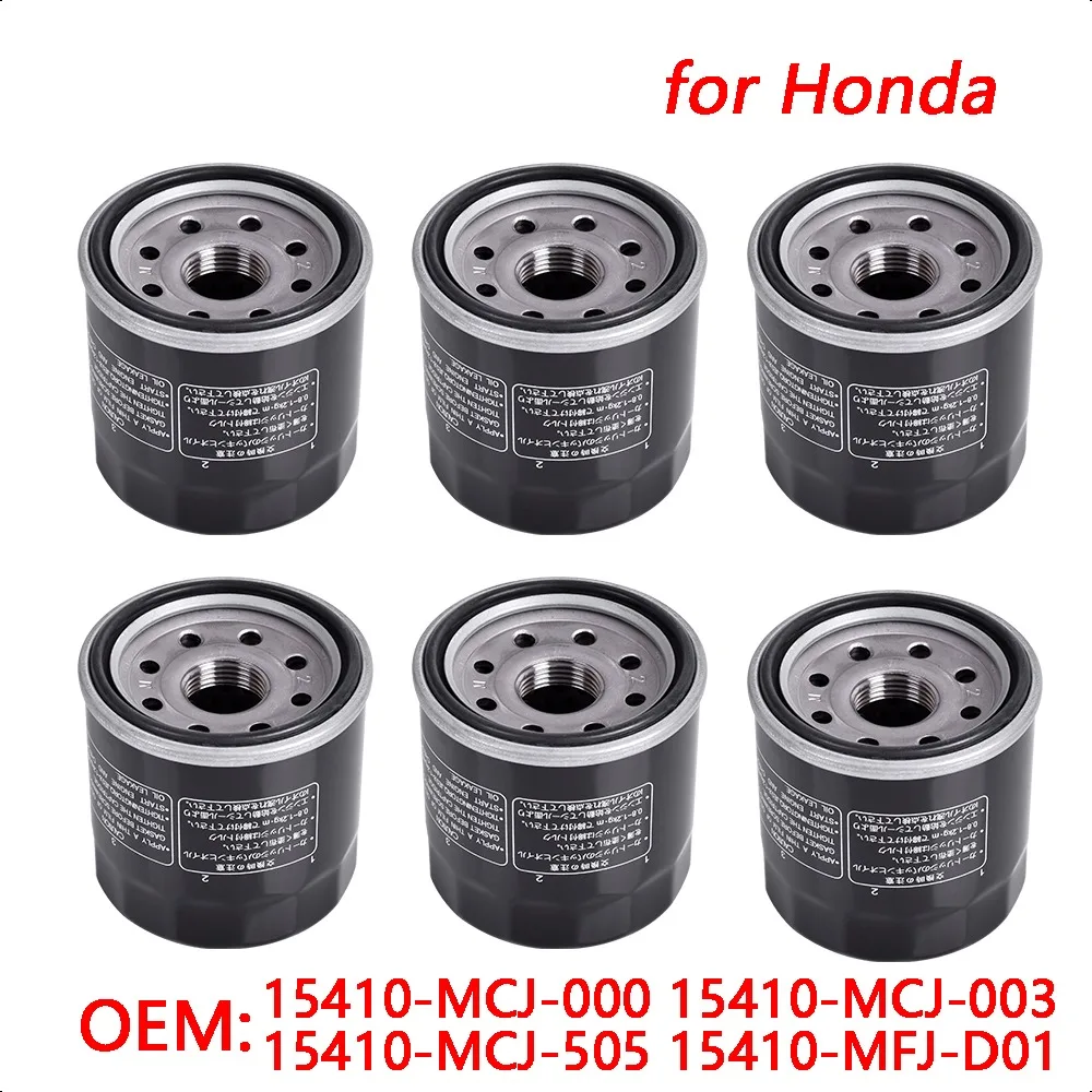 Filtro de Aceite para Motocicleta 15410-MCJ-000 para Honda Scooter NSS250 Forza NSS300 SH300i NSS350 SH350 ADV350 FSC400 FSC600 Silver Wing