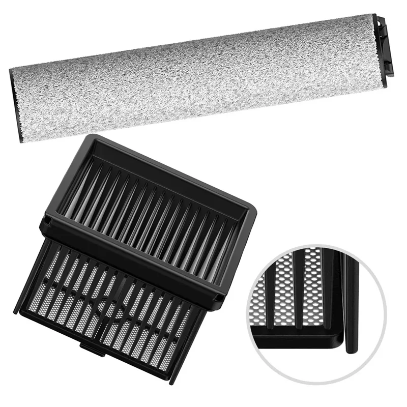 MENGAPA-Kit Sikat Filter Rol Lembut Penyedot Debu untuk Perlengkapan Rumah Tangga Penyedot Debu Robot Kering Basah Trouver K10