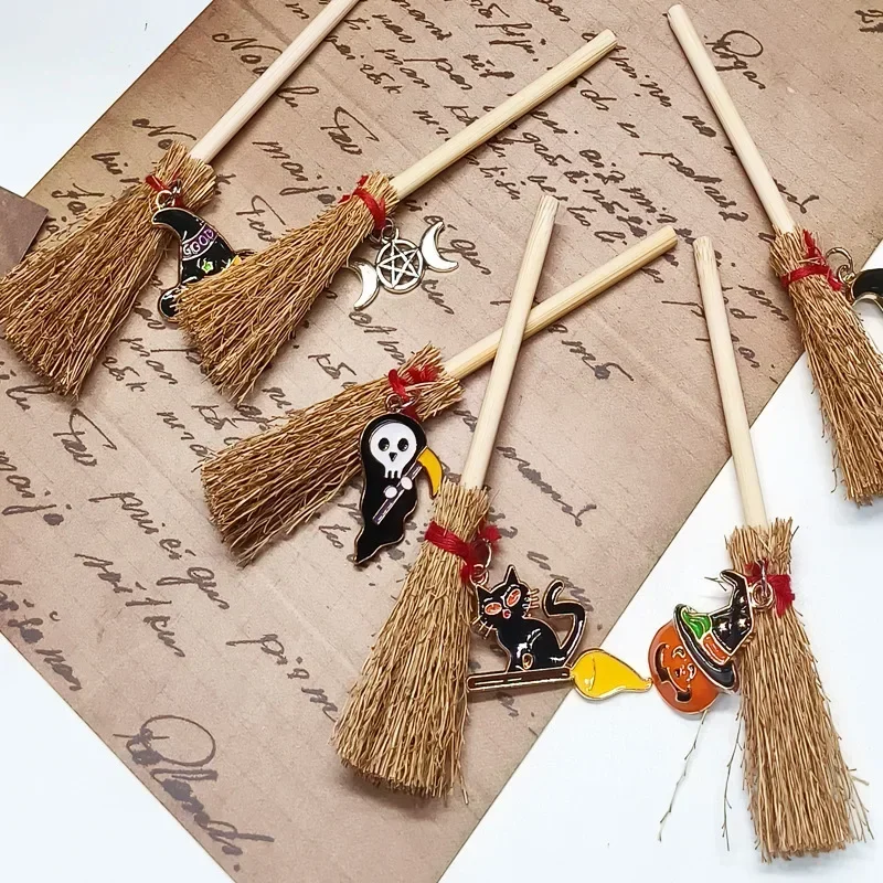 

Bestseller Fireplace Broom, Witch Mini Broom, Can Be Used for Christmas Pendant Pendant Craftsmanship, Car Pendant Home Improvem