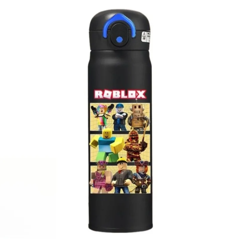 480 مللي لعبة Roblox أنيمي طالب الأطفال الكرتون عادية الرياضة كوب ماء أكواب بلاستيكية بلوري طالب الضروريات اليومية الهدايا #2