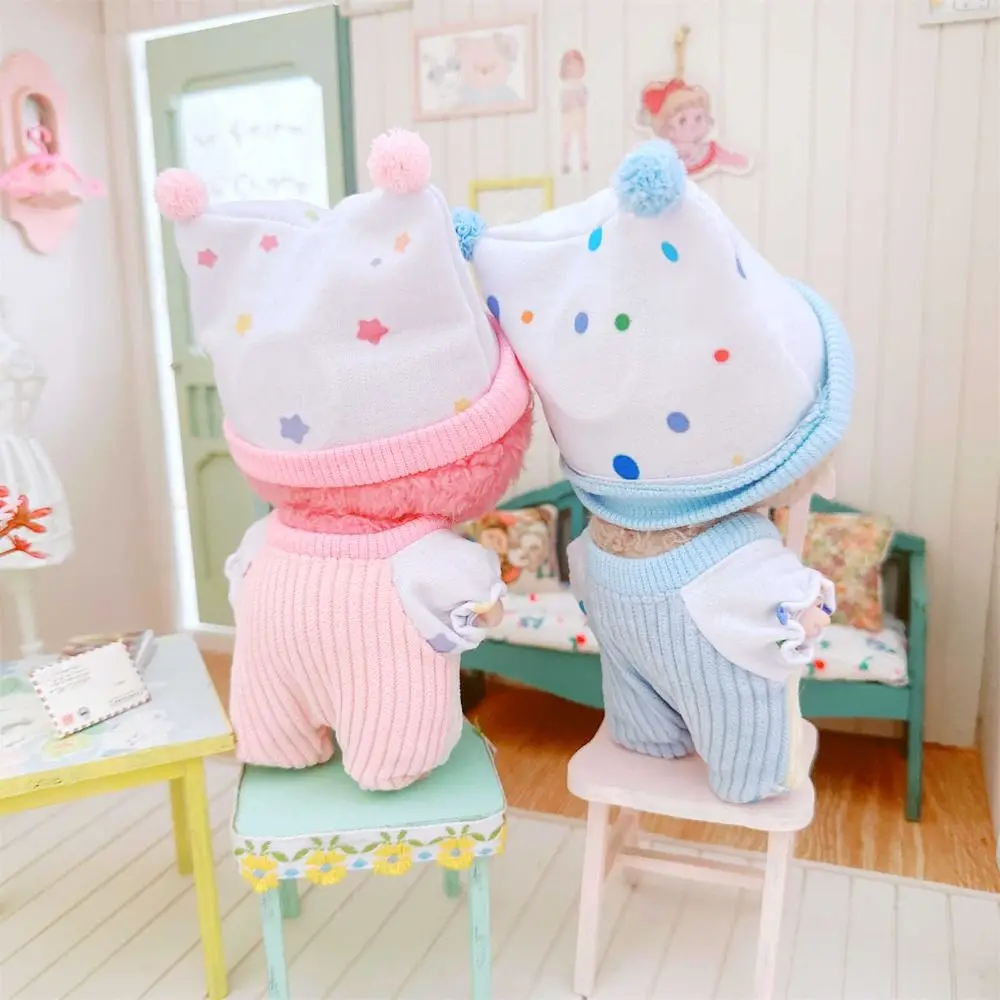 

17cm Doll Clothes Dress Set Bodysuit 10cm Cotton Doll's Clothes Toy Accessories Plush Dolls Clothes