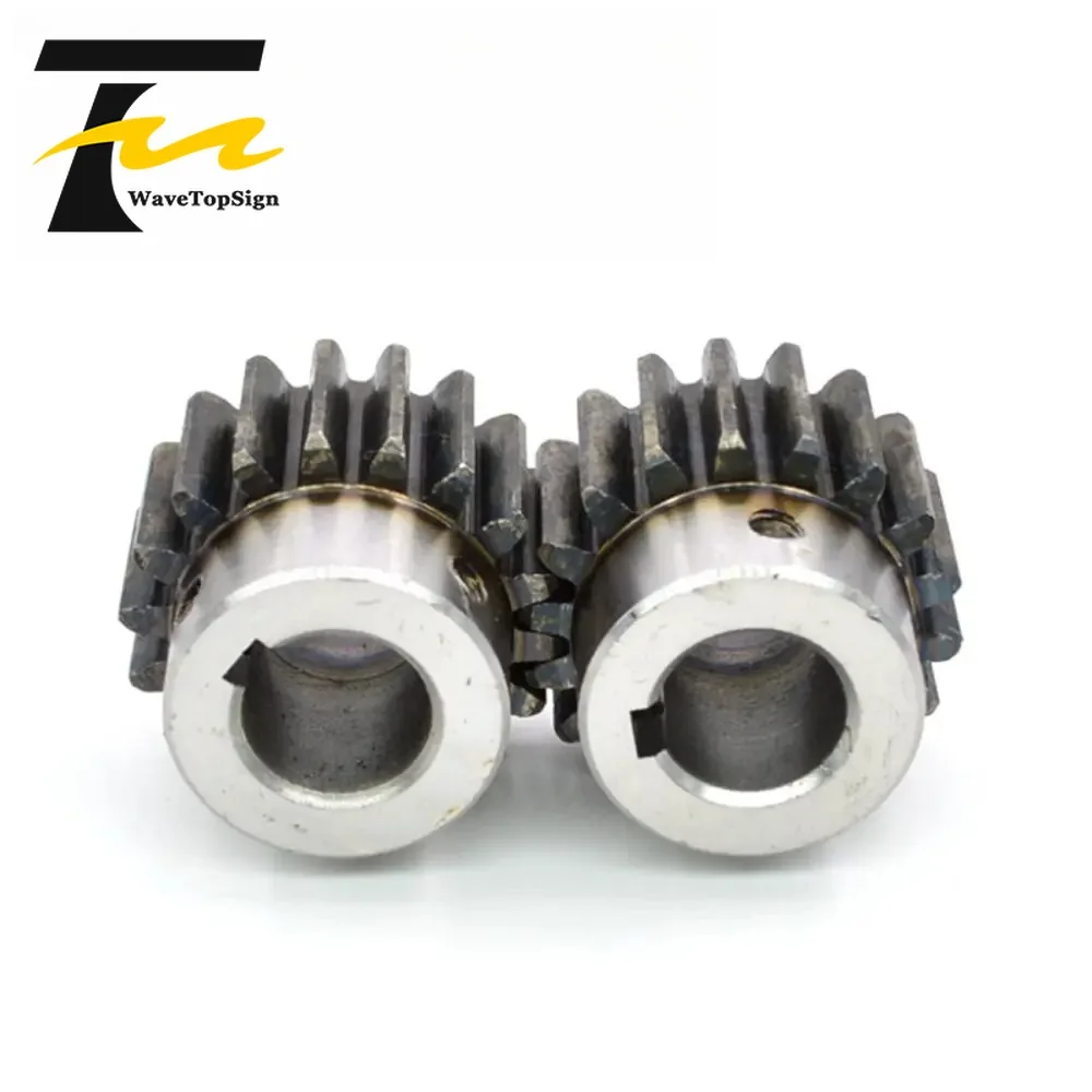 wavetopsign Spur Gear 1.5 Modulus 20T 21T 22T 23T 24T 25T With Key Carbon Steel CNC Gear Rack Transmission Motor Gear