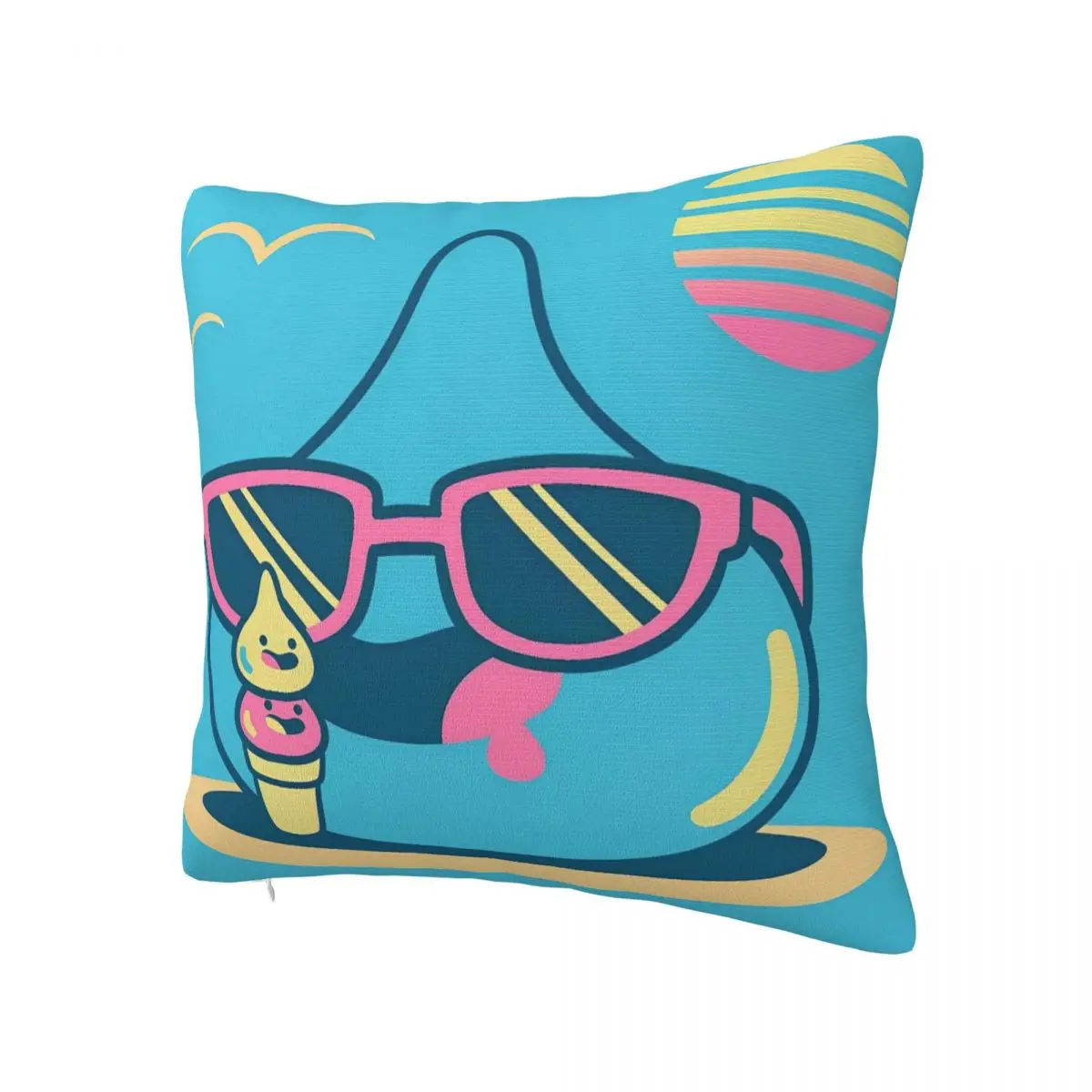 D-Dragon Quest Slime Pillow Cover Soft Pillow Case Cushion Cover Cute Funny Graphic Pillowcases For Sofa Home Decorative