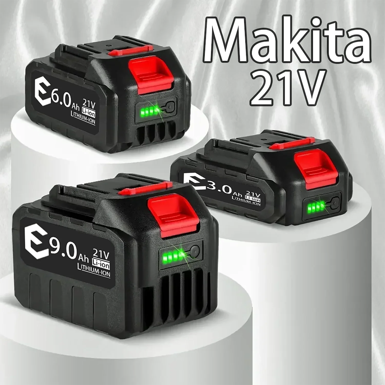 18V 21V 388VF Battery Rechargeable 3000mah 6000mah 9000mah Lithium Ion Battery Li-ion Battery For Makita Electric Power Tool