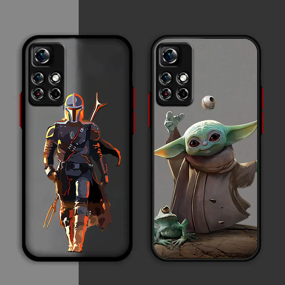 Stars Wars The Mandalorians Case For Samsung A73 A72 A71 A53 A52 A51 A42 A33 A32 A31 A30 A23 A22 4G 5G Matte Transparent Capa