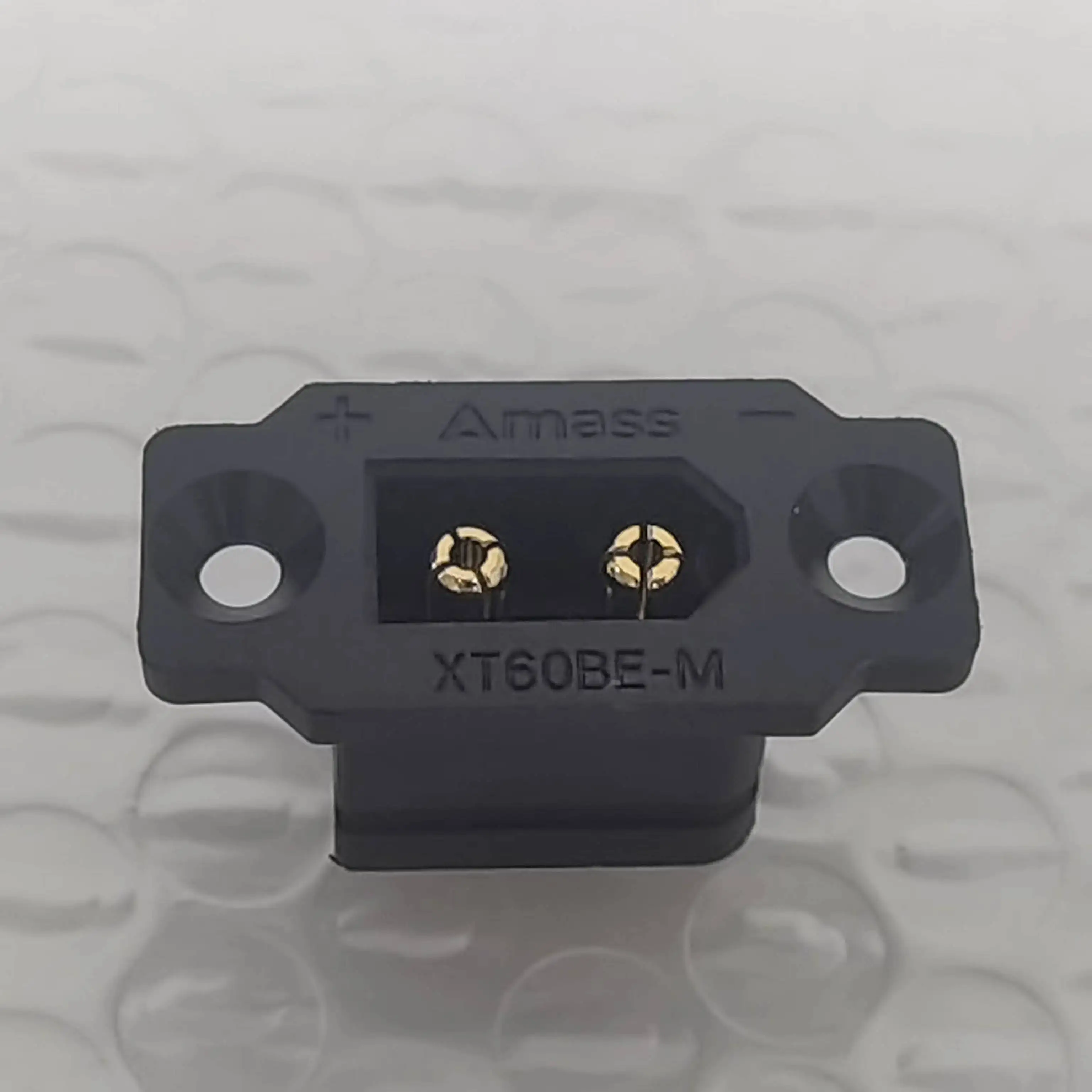 5PCS original XT60BE-M model airplane plug PA Fixed in front of the outer panel Copper Gold Plating  black yellow male head