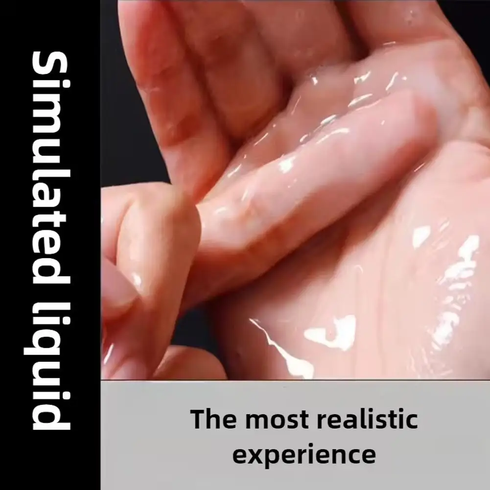 زيوت التشحيم تشبه السائل المنوي طويلة الأمد - تركيبة كريمية سميكة مائية للنساء، تشحيم قائم على الجنس، التشحيم الشرجي، الرجال والأزواج