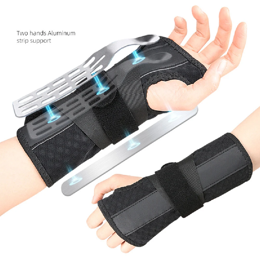 1PCS Wrist Brace Hand Brace, Carpal Tunnel Wrist Splint Night Support for Women Men, Pain Relief Support - Left or Right Hand