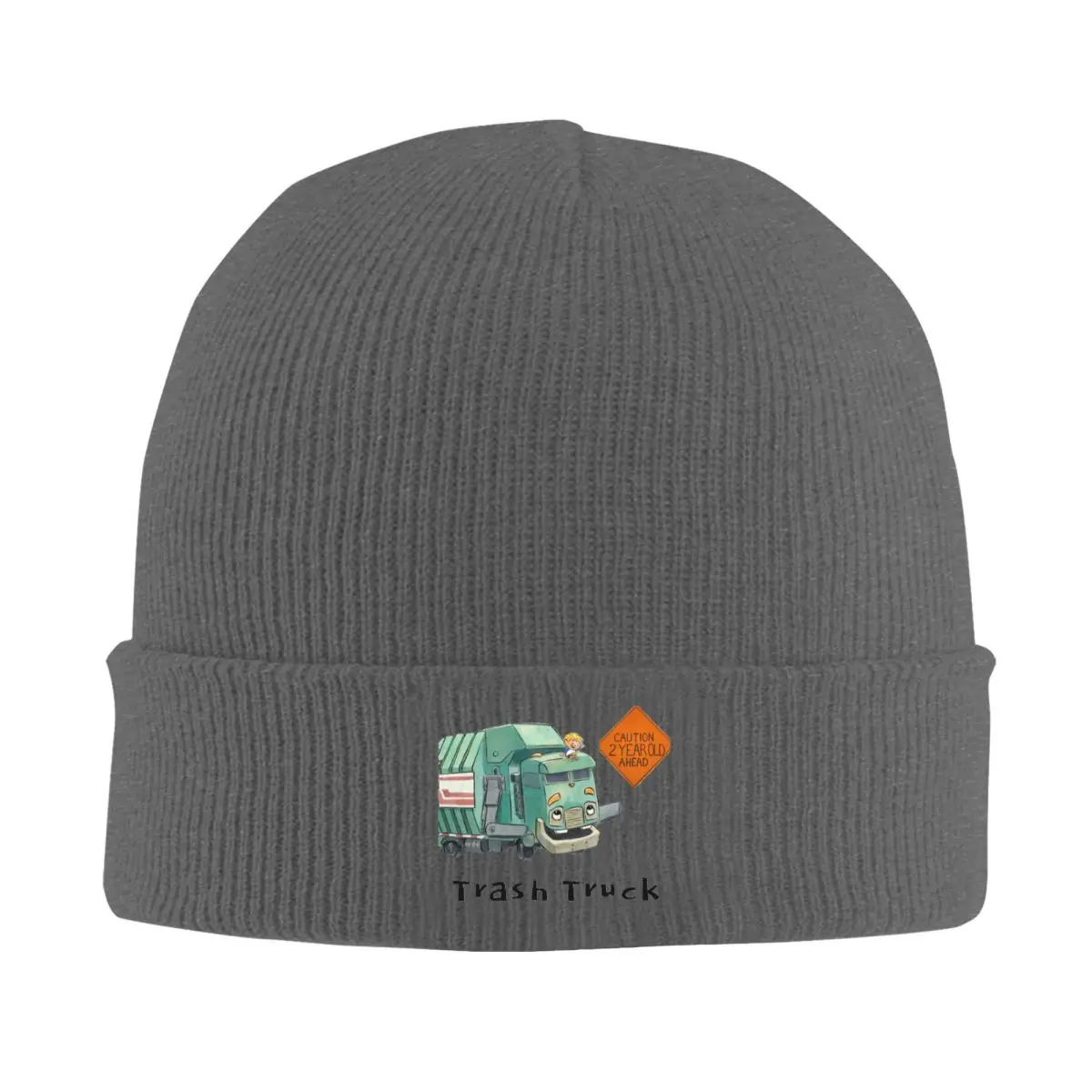 Trash Truck Cartoon Netflix Warm Knitted Cap Hip Hop Bonnet Hat Autumn Winter Outdoor Beanies Hats for Men Women Adult