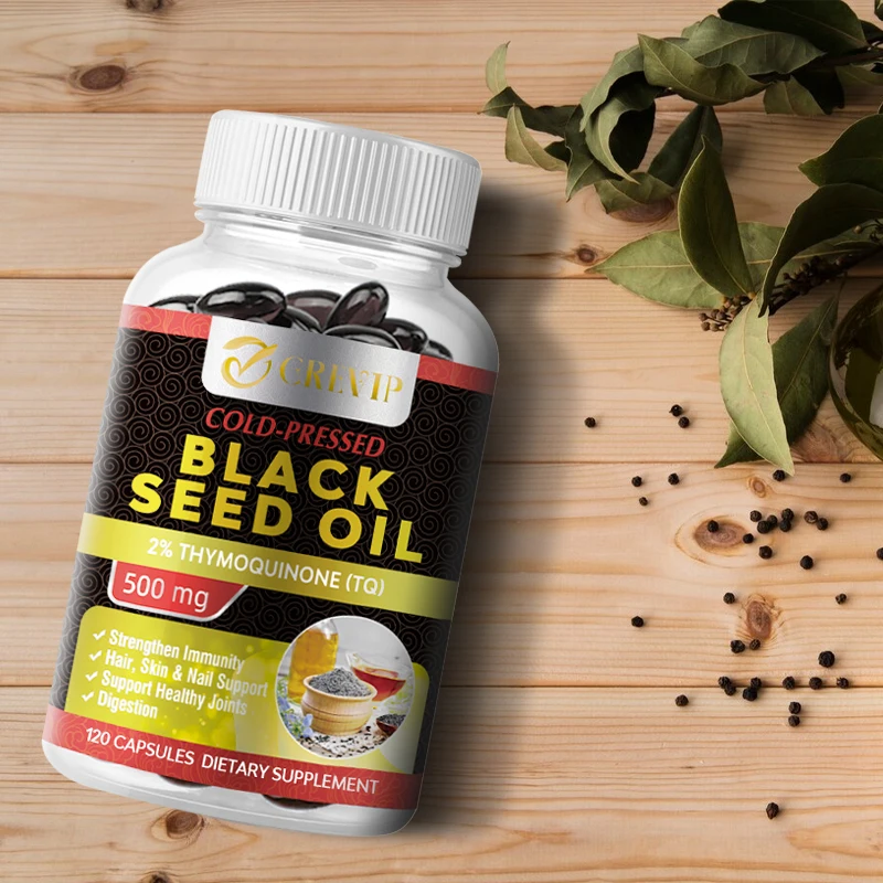 

Black Seed Oil Capsules - Support Digestion,kidney Liver Function Immune System Inflammatory Support Hair Care & Nourishment