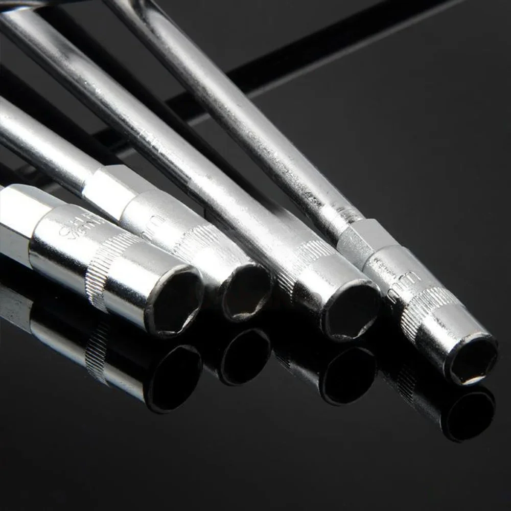 2-10mm Metric Sizes, High Hardness Metal Alloy Steel, 360° Rotation T-Handle Allen Wrench Set, Dual-Use T/L-Type Hex Key - Profe