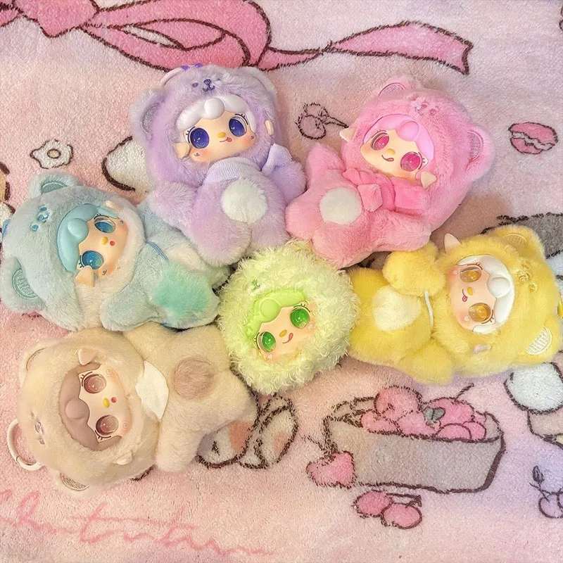 Yooki V4 Bite Me Bear Series Blind Box Plüsch PVC Hängende Verzierung Partygeschenk für Mädchen Geburtstagsgeschenk