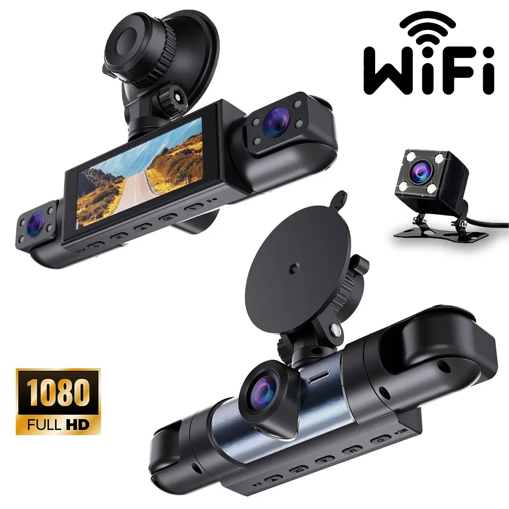 Hot Cross Border Best Seller 1080P Four Channel Dash Cam WIFI Connected Night Vision Parking Reverse Camera for Car