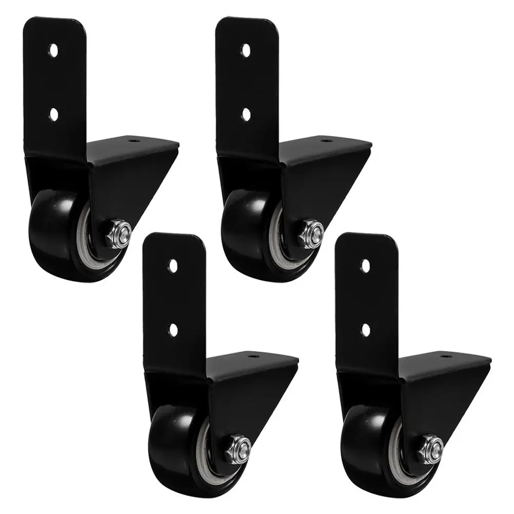 4Pcs Replacement Caster Wheels for Furniture Heavy Duty Cabinet Drawer Casters Smooth Glide Hard Floors Carpets