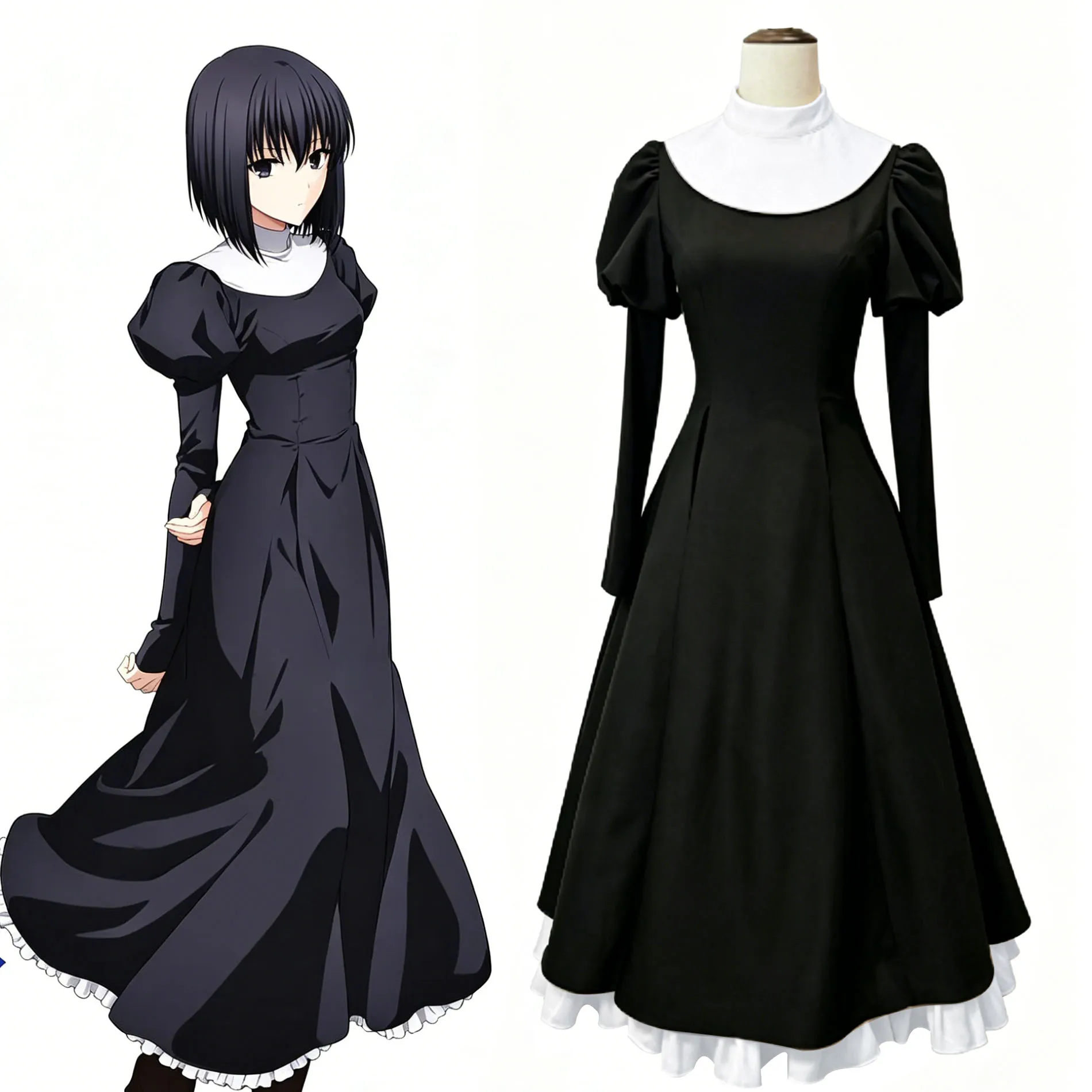Anime Witch on the Holy Night Kuonji Alice Cosplay Costume Kujō Arisu Cosplay Wig Alice Outfit For Hallowmas Party Adult Women