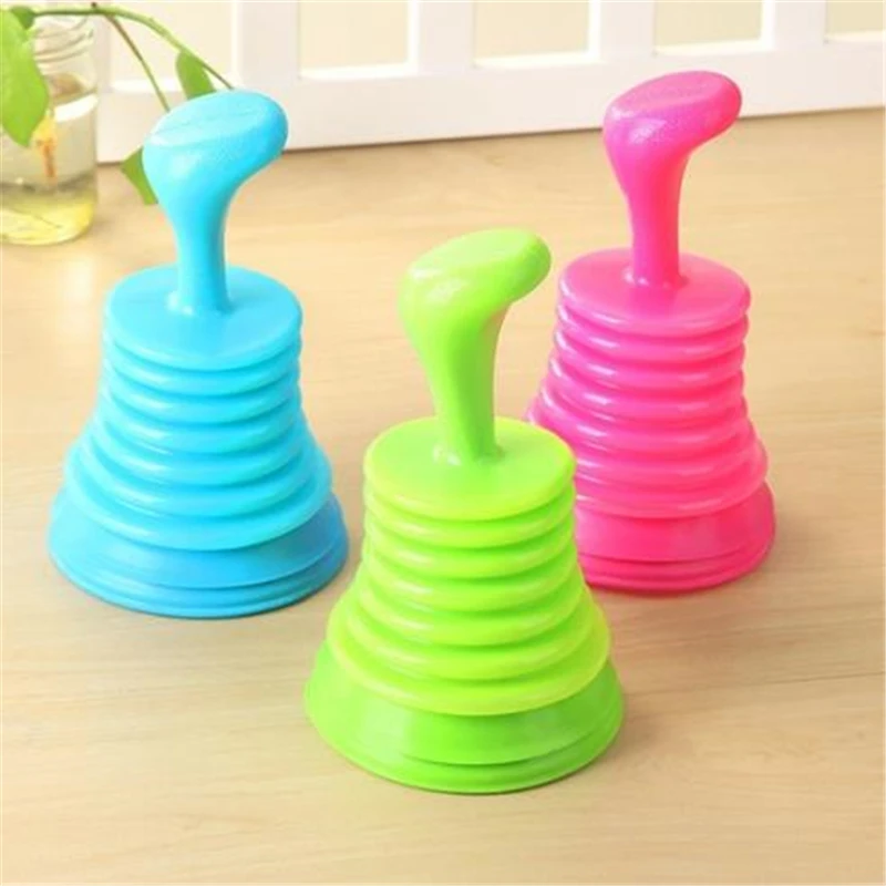 1PC Family Sink Drain Pipeline Dredger Cup Piston Cleaners Suction Toilet Brush Cups Plunger 2023 New